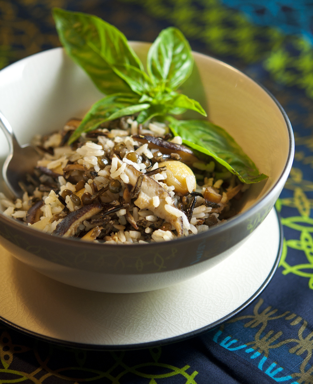 Shiitake and Lentil&nbsp;Pilaf